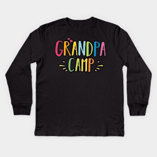 Grandpa Cousin Camp Kids Long Sleeve T-Shirt
